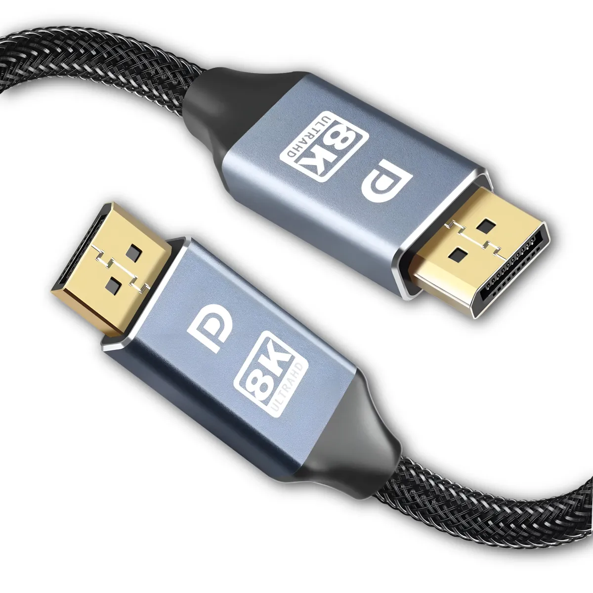 OEM - Cable DisplayPort 8K Profesional Video 32Gbps + Audio 32-Bit