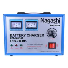 NAGASHI - CARGADOR DE BATERIAS 6-12 VOTLS 30AMP MOD NCB-16530A