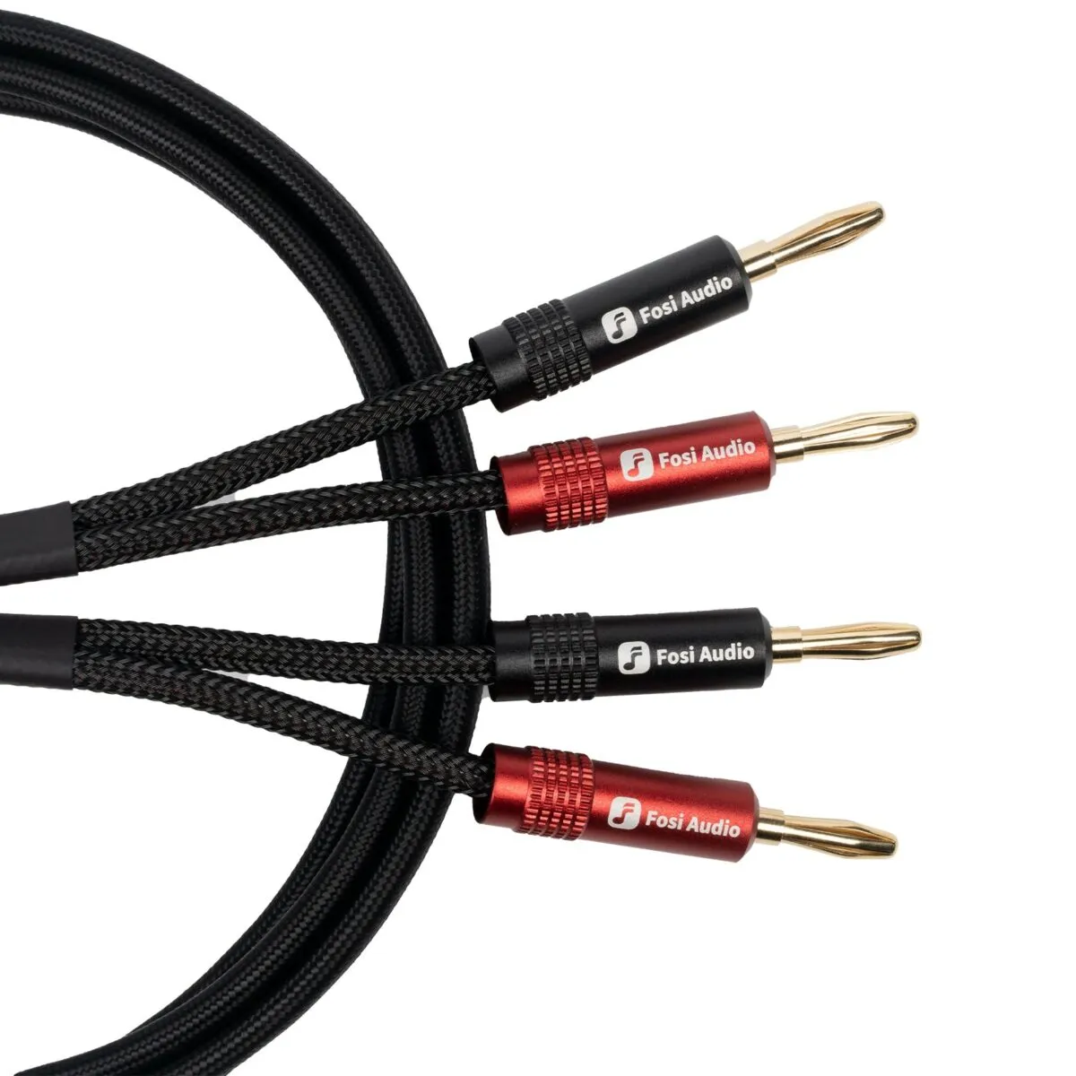 MCI - Cable Banana Chapado en Oro para Parlante 30cm - Fosi Audio