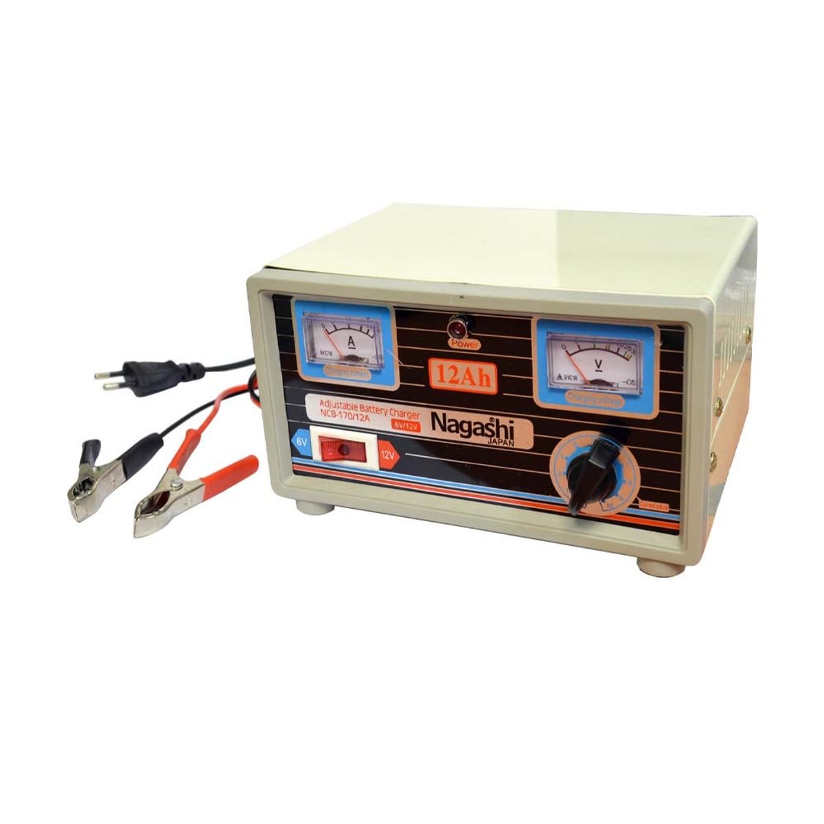CARGADOR DE BATERIA 6V12V NCB-170 12A NAGASHI, marca NAGASHI - Foto Principal