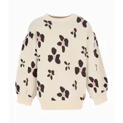 4KIDS - Chaleco niña con flores blanco 4 Kids