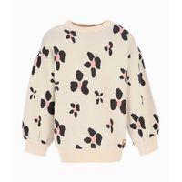 Chaleco niña con flores blanco 4 Kids