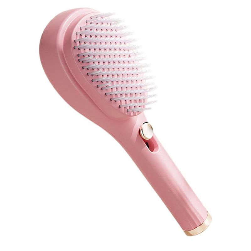 GENERICO - cepillo telescópico autolimpiante para el cabello