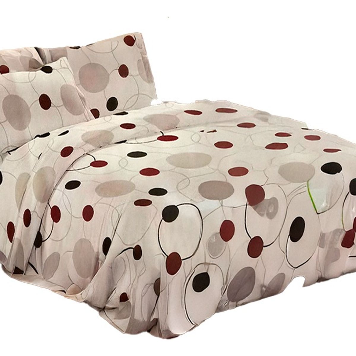 ARMONIA - Sábana 2 Plazas 800 Hilos Diseño Americano Puntos 809