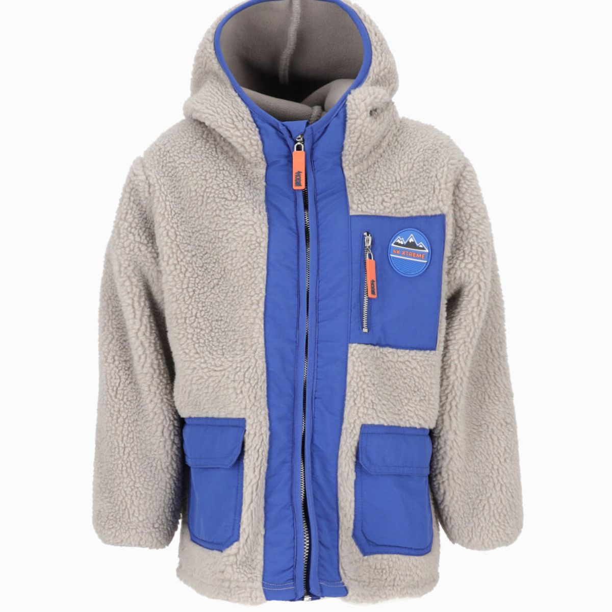 4KIDS - Polerón niño sherpa gris 4 Kids