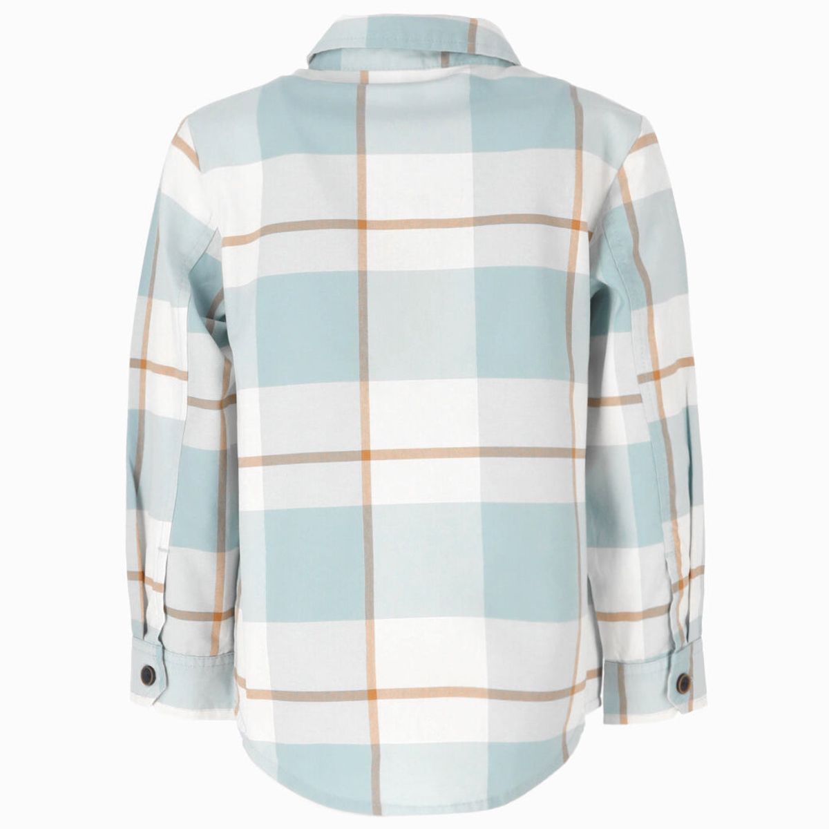 BLACK AND BLUE - Camisa niño cuadrillé menta Black and Blue