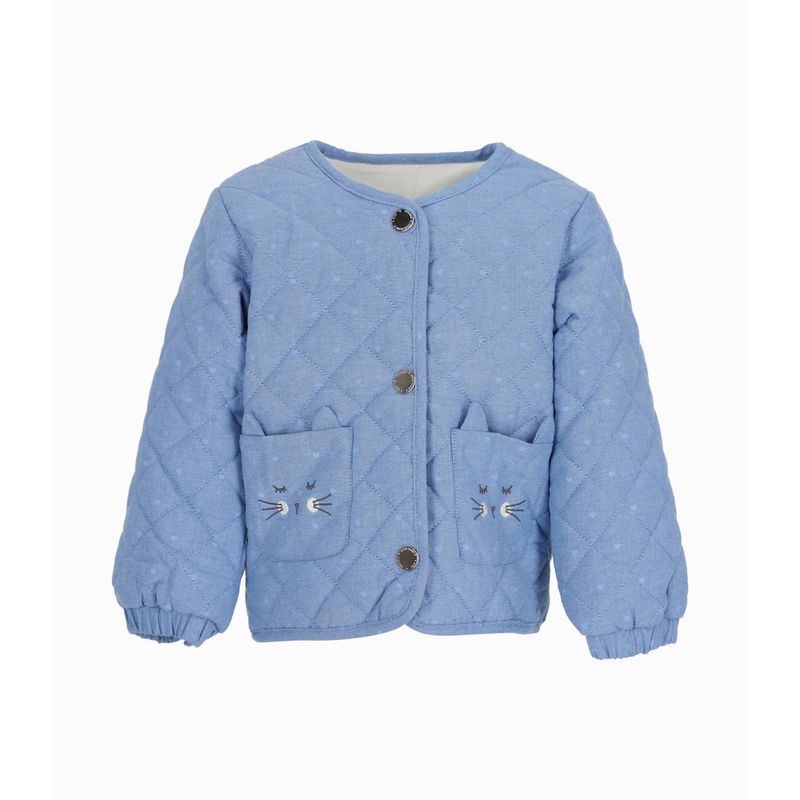4KIDS - Chaqueta bebés quilt azul marino 4 Kids
