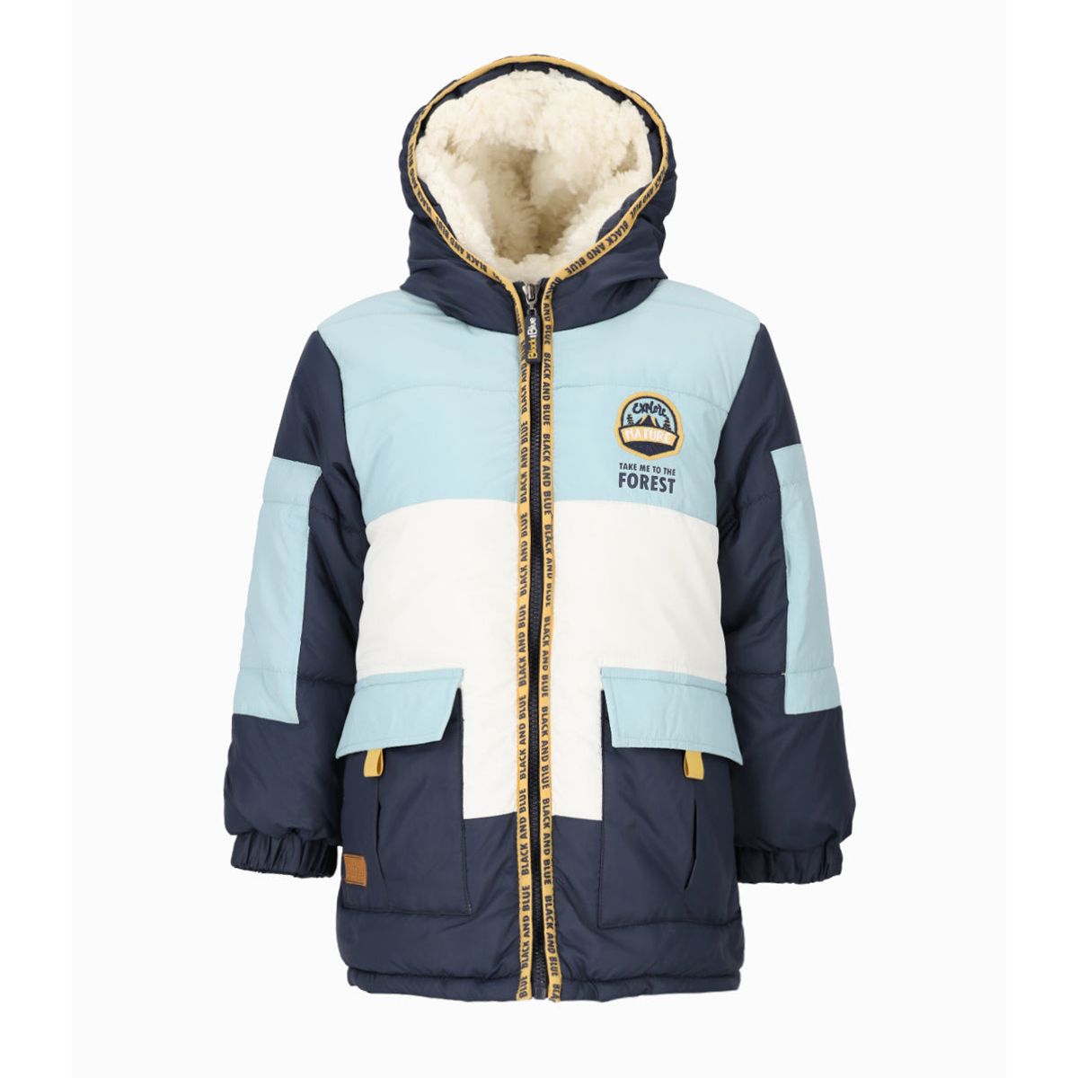 BLACK AND BLUE - Parka niño impermeable azul marino Black and Blue