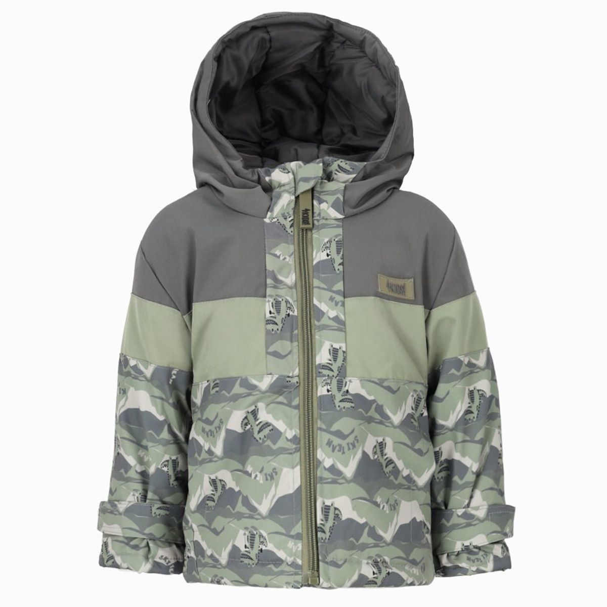 4KIDS - Parka bebés con diseño gris 4 Kids