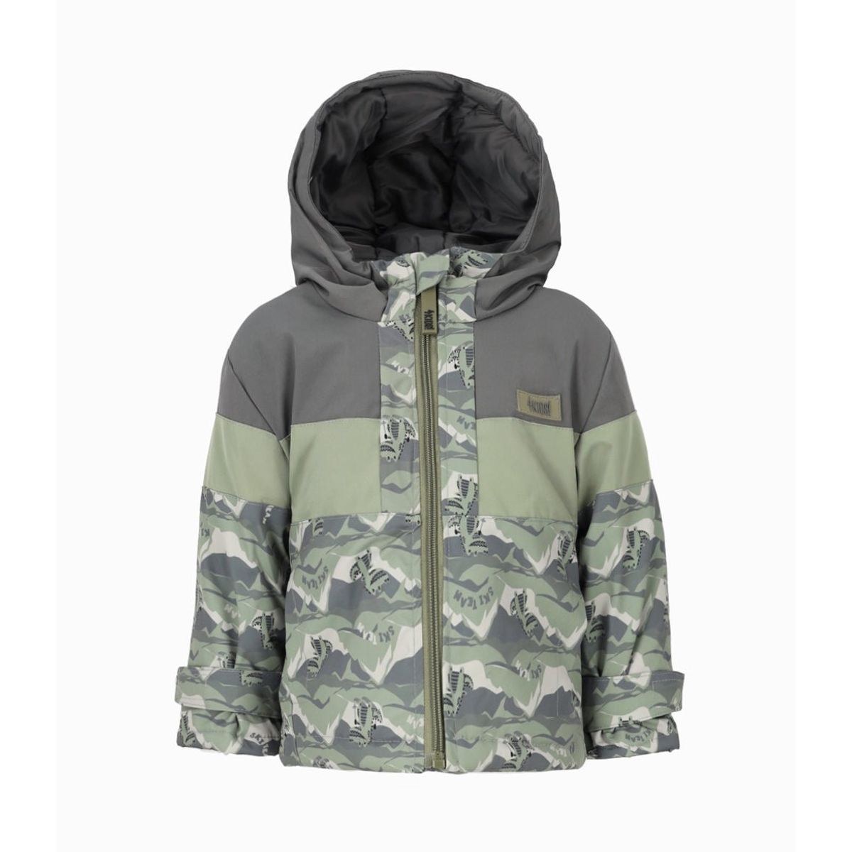 4KIDS - Parka bebés con diseño gris 4 Kids