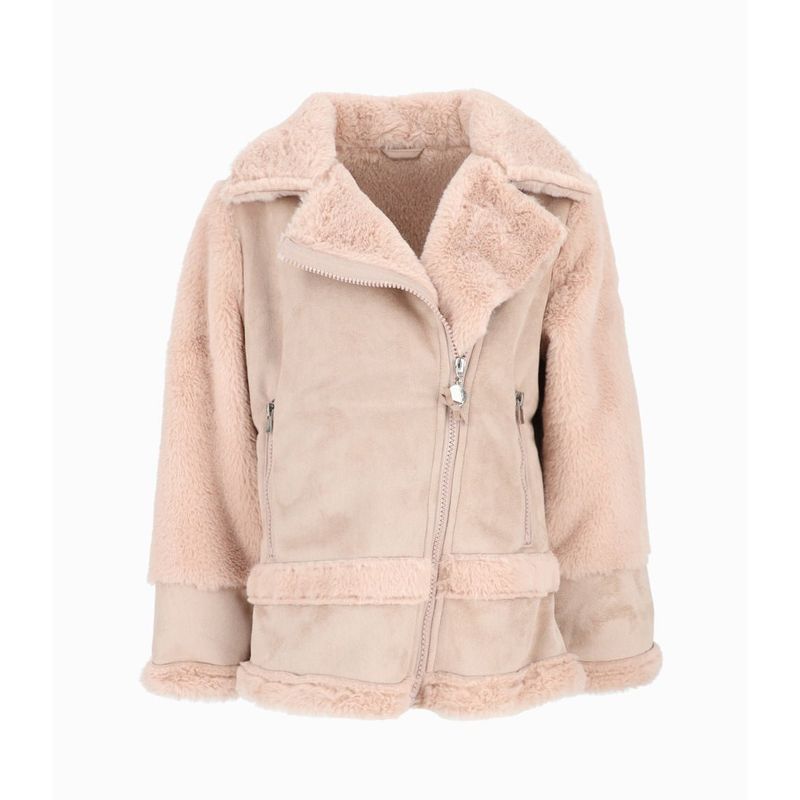 LIMONADA - Chaqueta niña aviadora beige Limonada