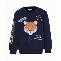 4KIDS - Polerón niño tigre azul 4 Kids