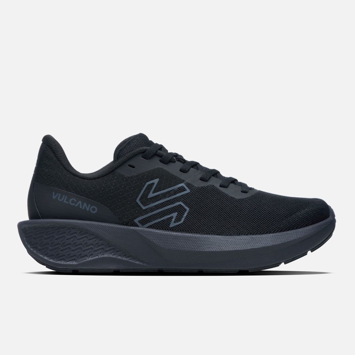 VULCANO - Zapatilla Running Hombre Ignite Triple Negro