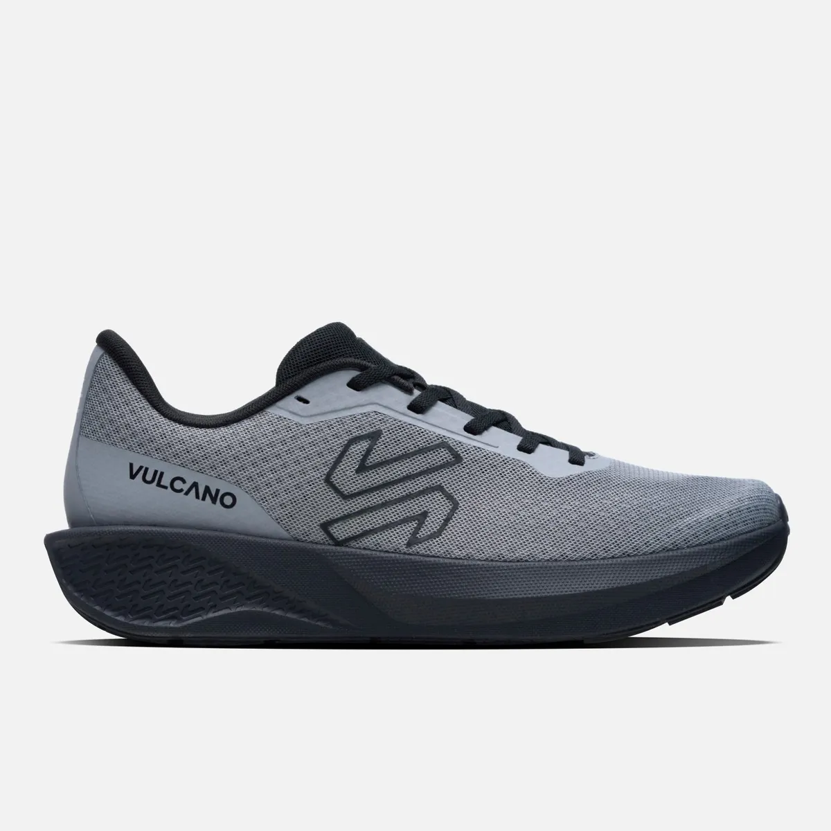 VULCANO - Zapatilla Running Hombre Seismic Gris / Negro
