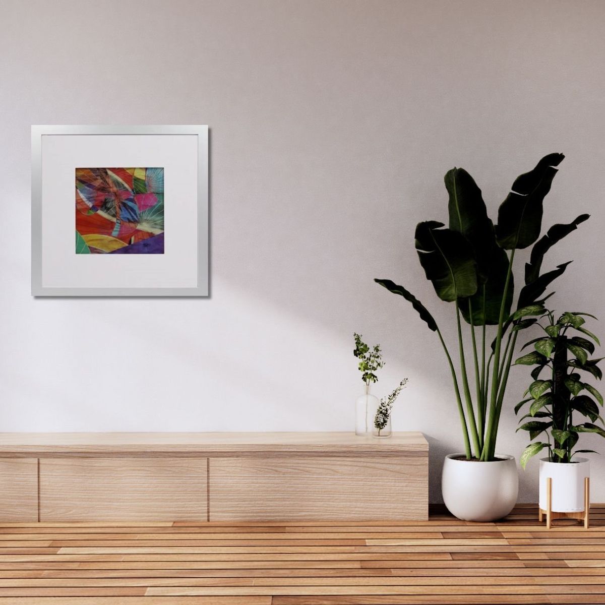 RONDA - Cuadro Lamina Moderna Figuras 50x50 cm