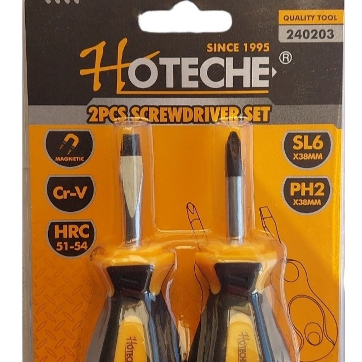 HOTECHE - Destornilladores Mini 2 Pzs Plano Y Cruz Hoteche 240203