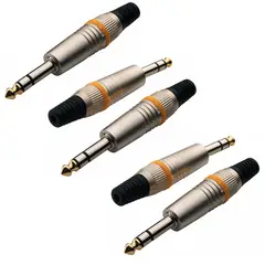 ROCKCABLE - Set de conectores Plug RCL10003M - 5 unidades