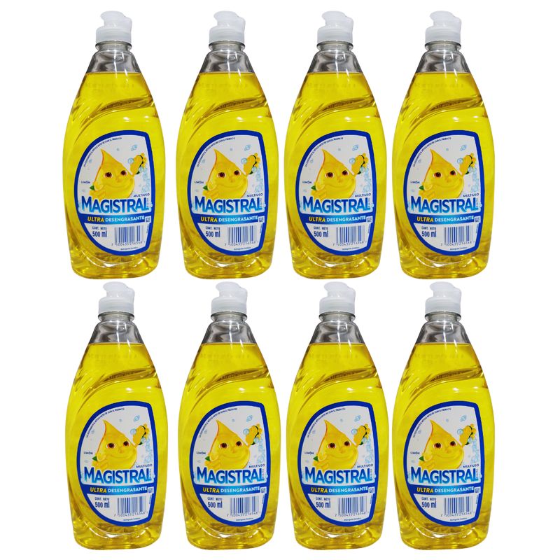 MAGISTRAL - Pack 8 Lavalozas Magistral Concentrado 500ml Rinde Más