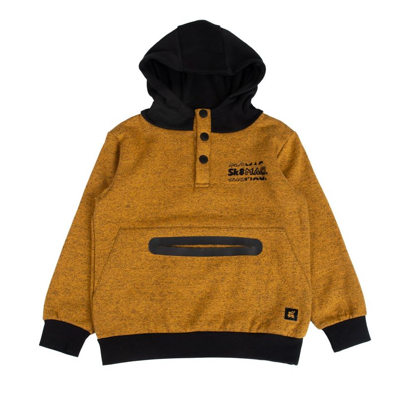 PILLIN - Polerón Niño Mostaza Pillin PVB553-25MOS  - Amarillo
