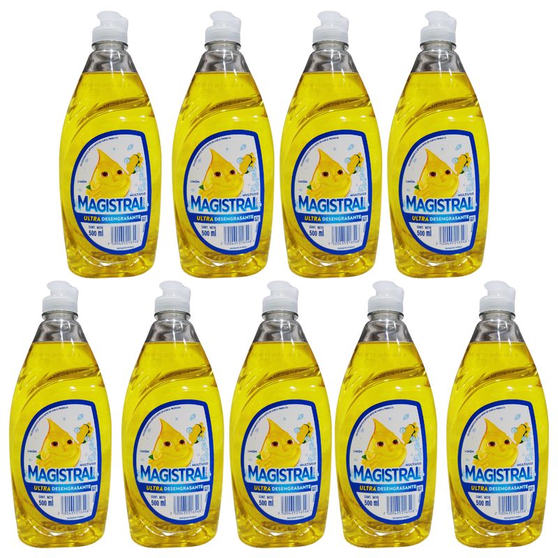 MAGISTRAL - Pack 9 Lavalozas Magistral Concentrado 500ml Rinde Más