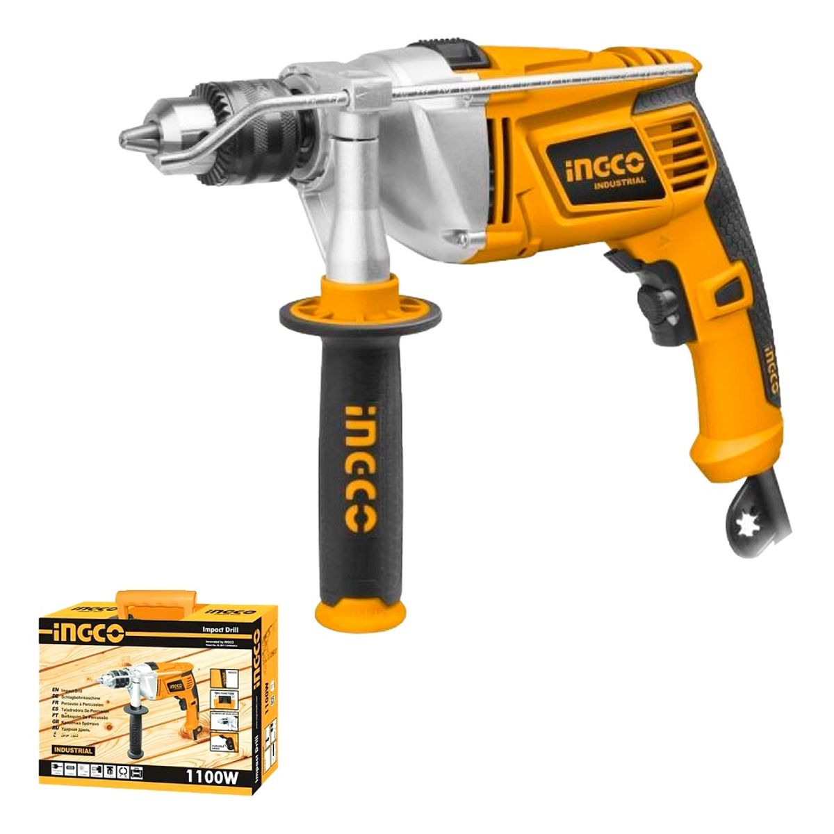 INGCO - TALADRO PERCUTOR 13 mm 1100W INGCO ID11008.
