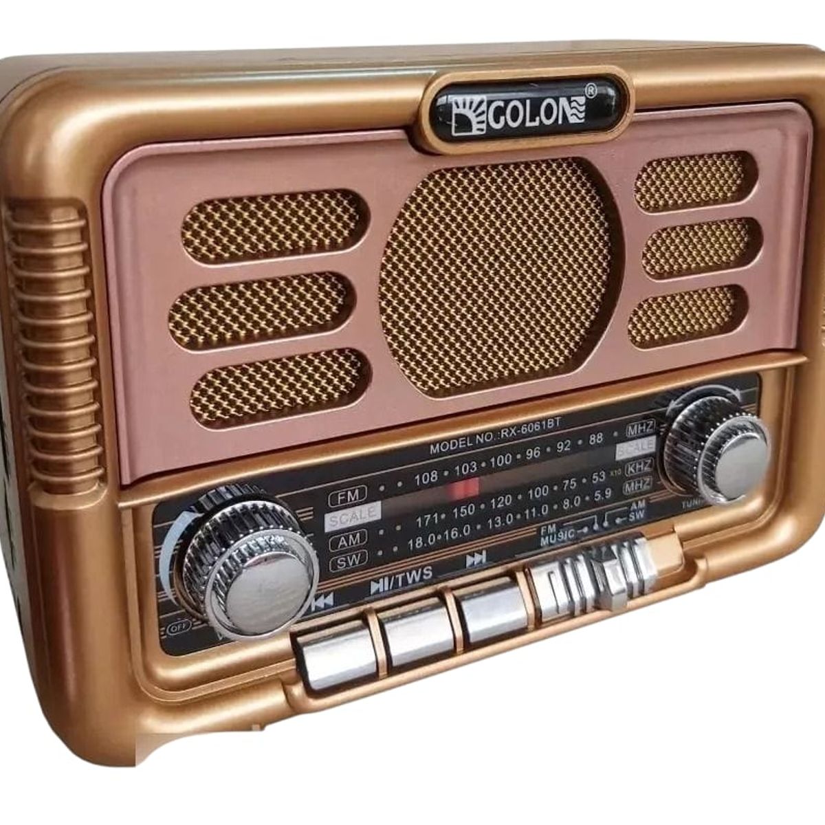 COLON - Radio Solar Con Batería Incorporada Bluetooth