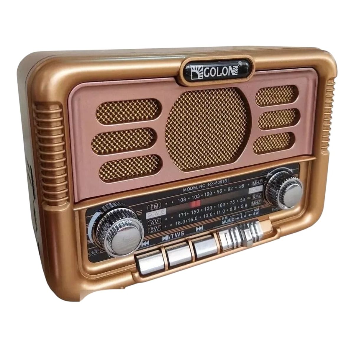 COLON - Radio Solar Con Batería Incorporada Bluetooth