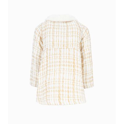 Imagen 2 del producto Conjunto niña de vestido y abrigo blanco