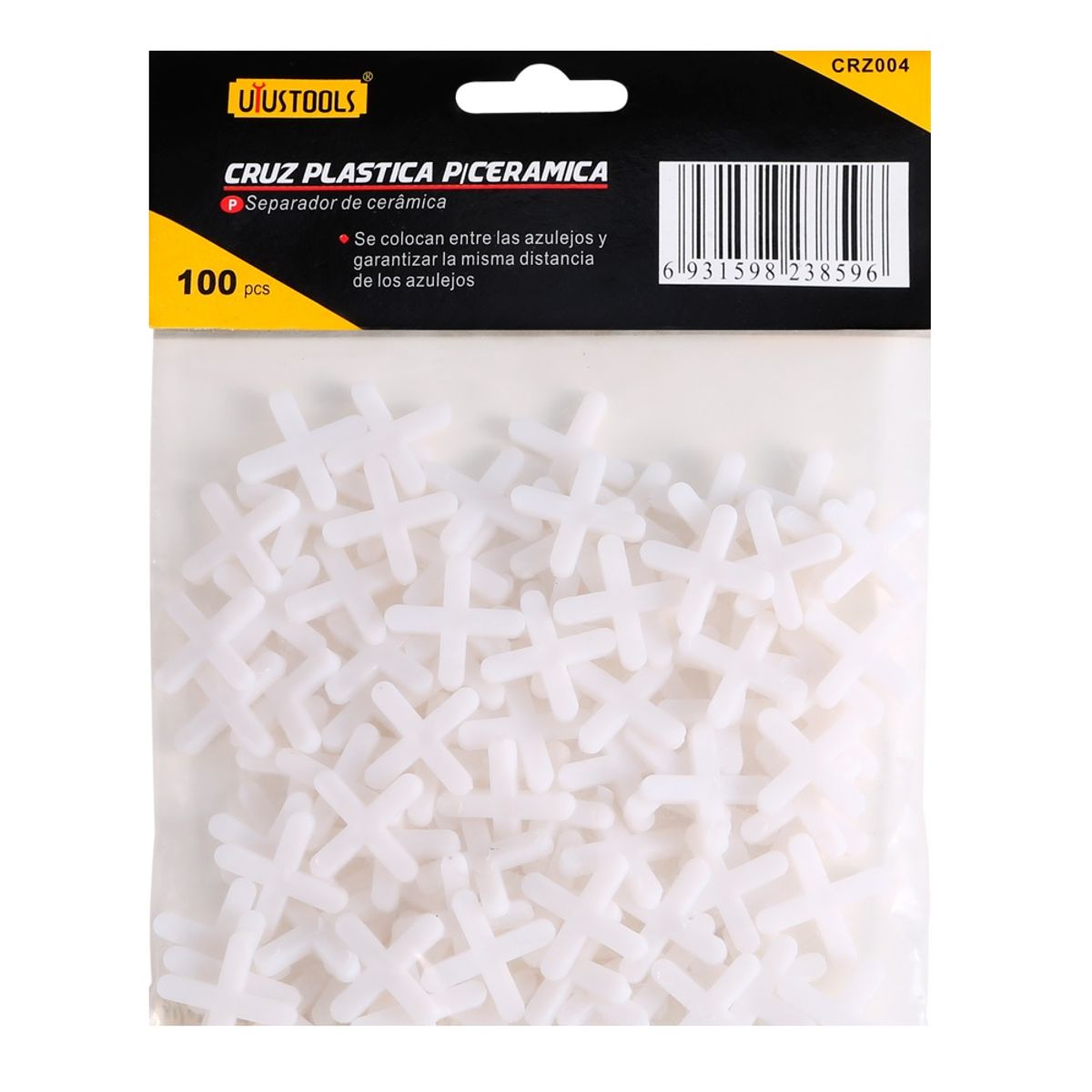 UYUSTOOL - SEPARADOR DE CERAMICOS 4MM 100 PZAS.