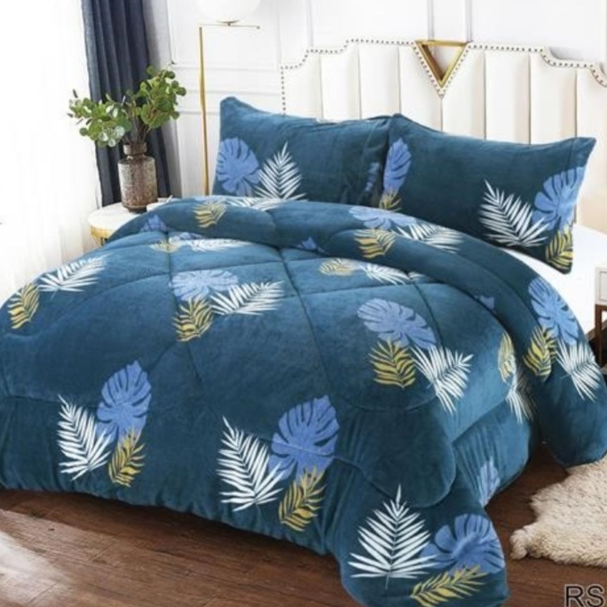 GENERICO - Cubrecama de Invierno Plush con Chiporro 2 p RS1030