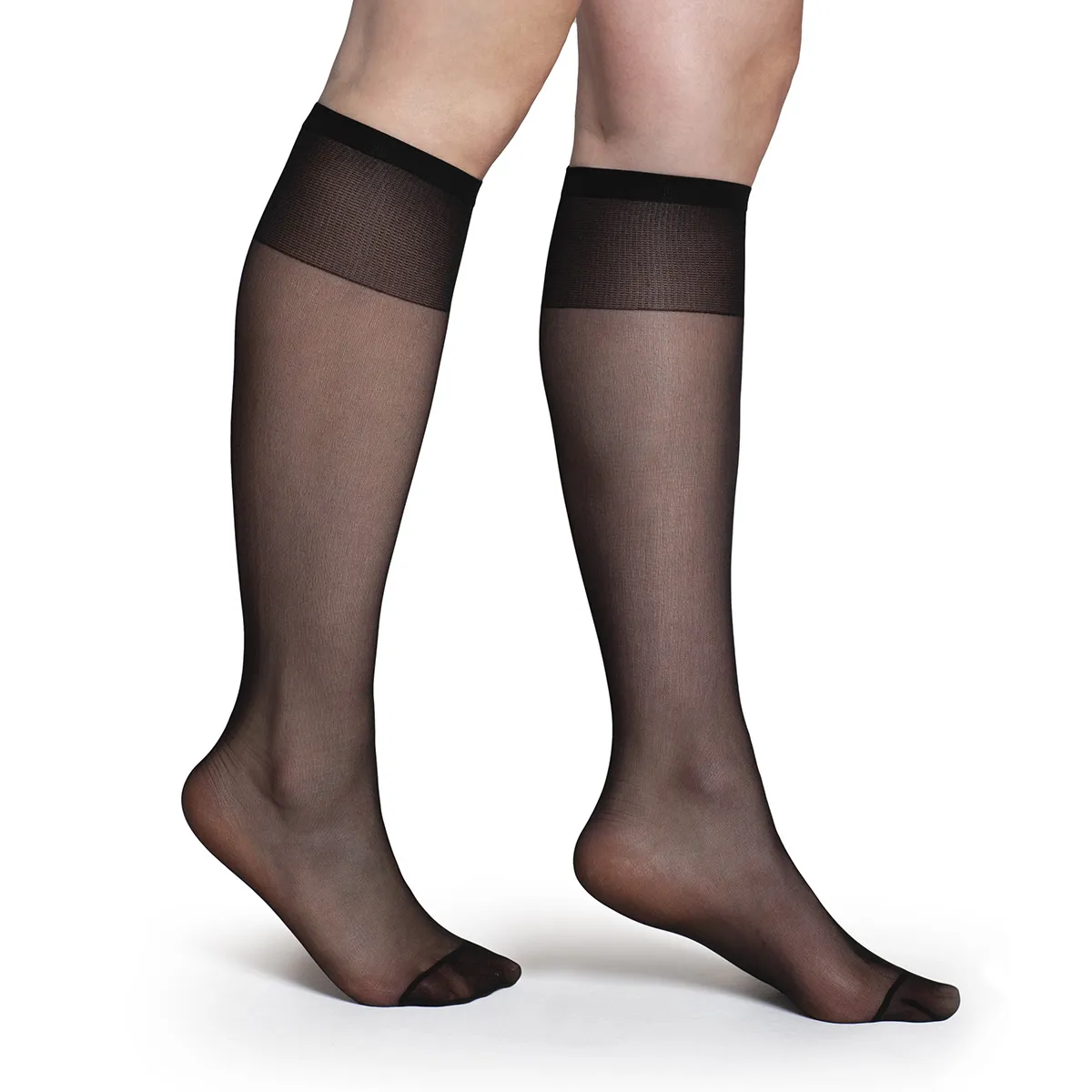 MONARCH - 2 Pares Minimedia Clásica Negro Monarch