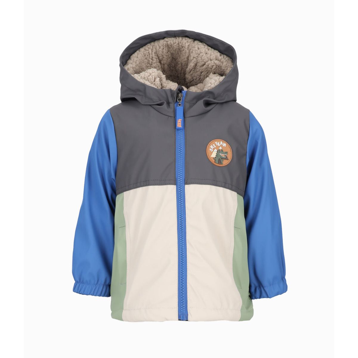 4KIDS - Chaqueta bebés impermeable gris 4 Kids