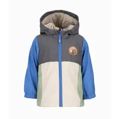 4KIDS - Chaqueta bebés impermeable gris 4 Kids