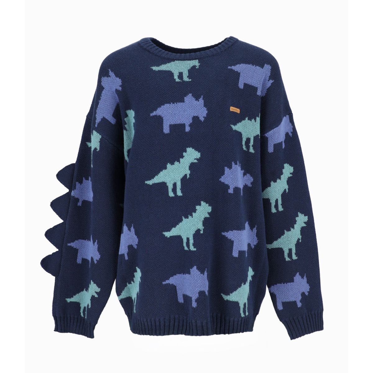 BLACK AND BLUE - Chaleco niño con dinosaurio azul marino Black and Blue