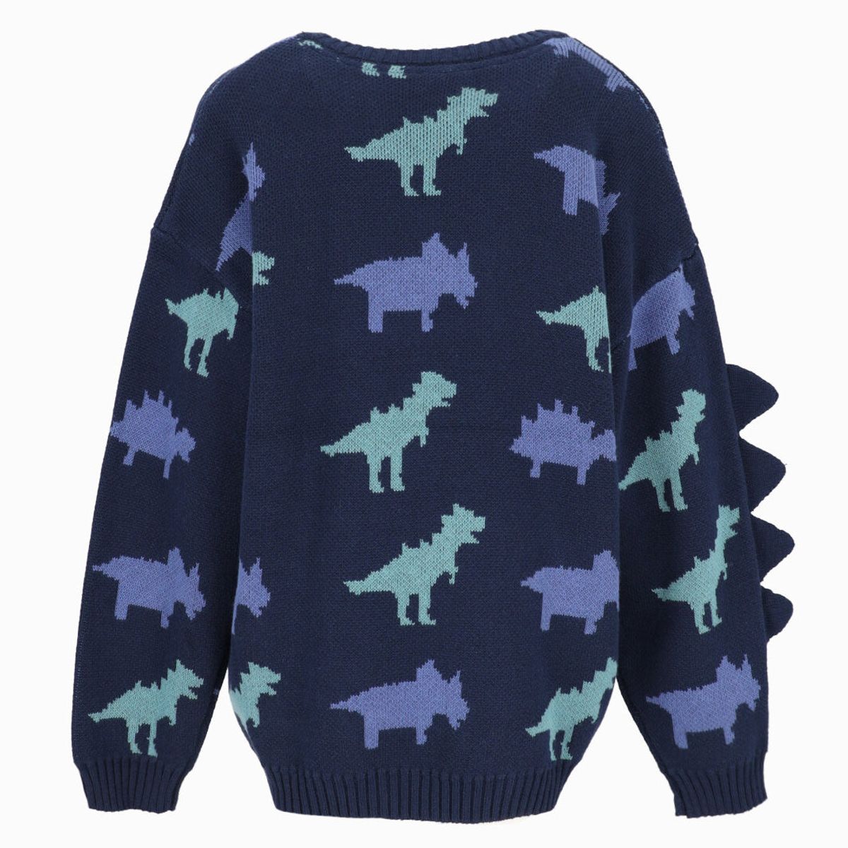 BLACK AND BLUE - Chaleco niño con dinosaurio azul marino Black and Blue