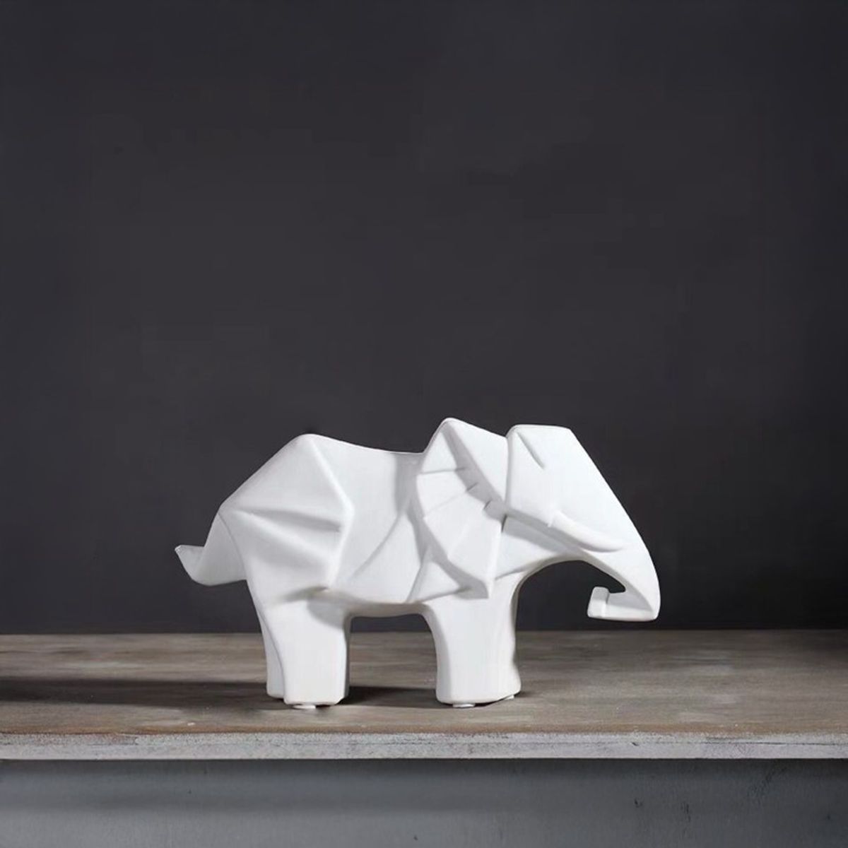 RE DECORA - Escultura Elefante Moonlit Grande
