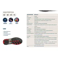 BATA - Industrial Dart Calzado Bototo De Seguridad Unisex