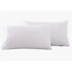 GENERICO - 2 Fundas De Almohada 2800 Hilos Egipician Blanco