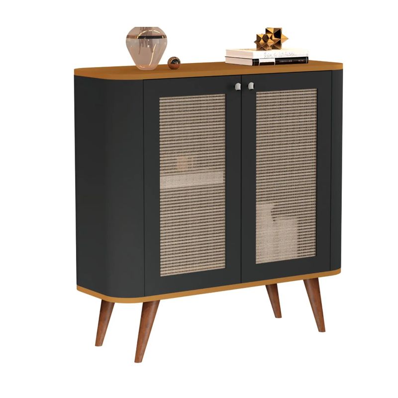 BE DESIGN - BUFFET NEON NEGRO CARAMELO