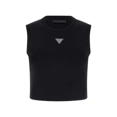 GUESS - Top Mujer Alexia Tank Top Negro