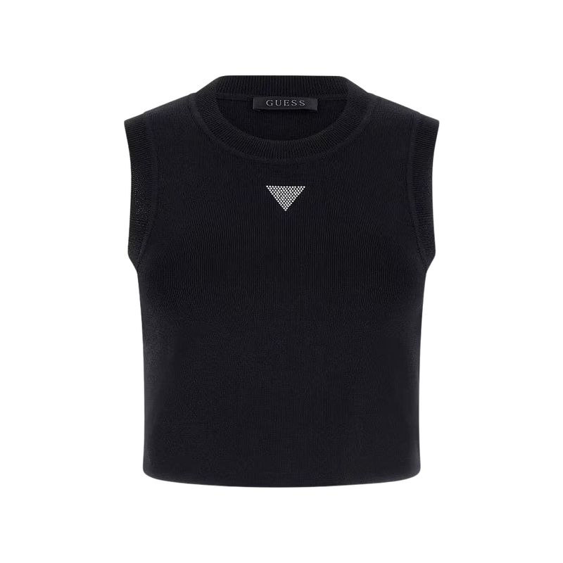 GUESS - Top Mujer Guess Alexia Tank Top Negro