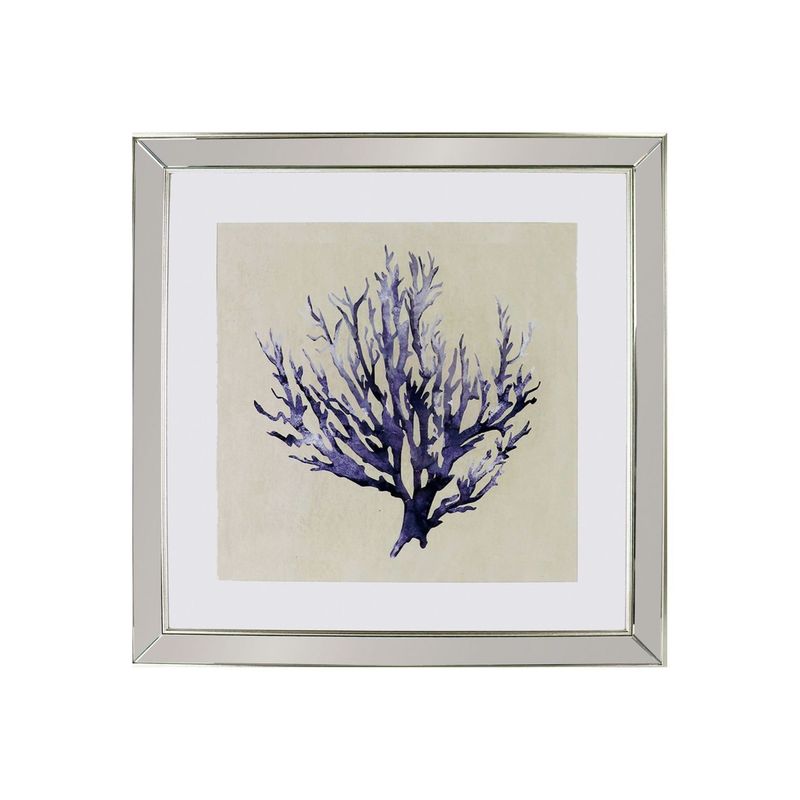 RONDA - Cuadro Lamina Coral Azul 50x50 cm