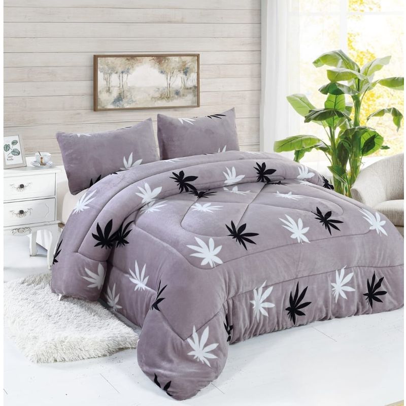 GENERICO - Cubrecama de Invierno Plush con Chiporro 2 p RS1033