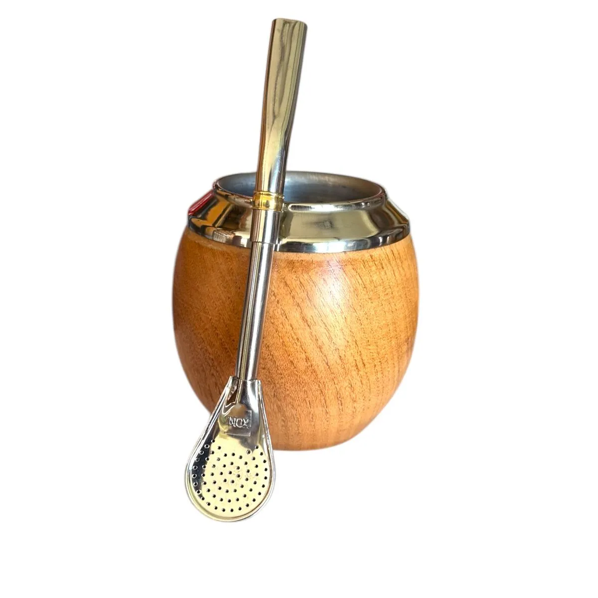 EL BUEN PASTOR - Mate El Buen Pastor Torpedo de Madera Algarrobo
