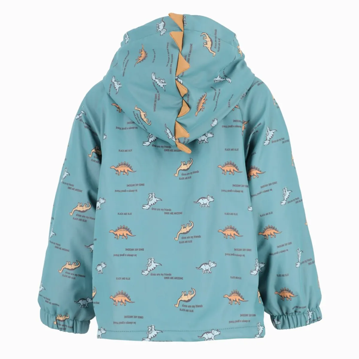 BLACK AND BLUE - Chaqueta bebés con dinosaurios petróleo Black and Blue