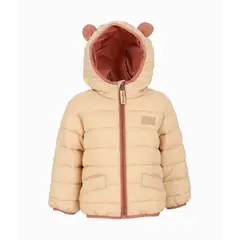 BLACK AND BLUE - Parka bebés acolchada beige