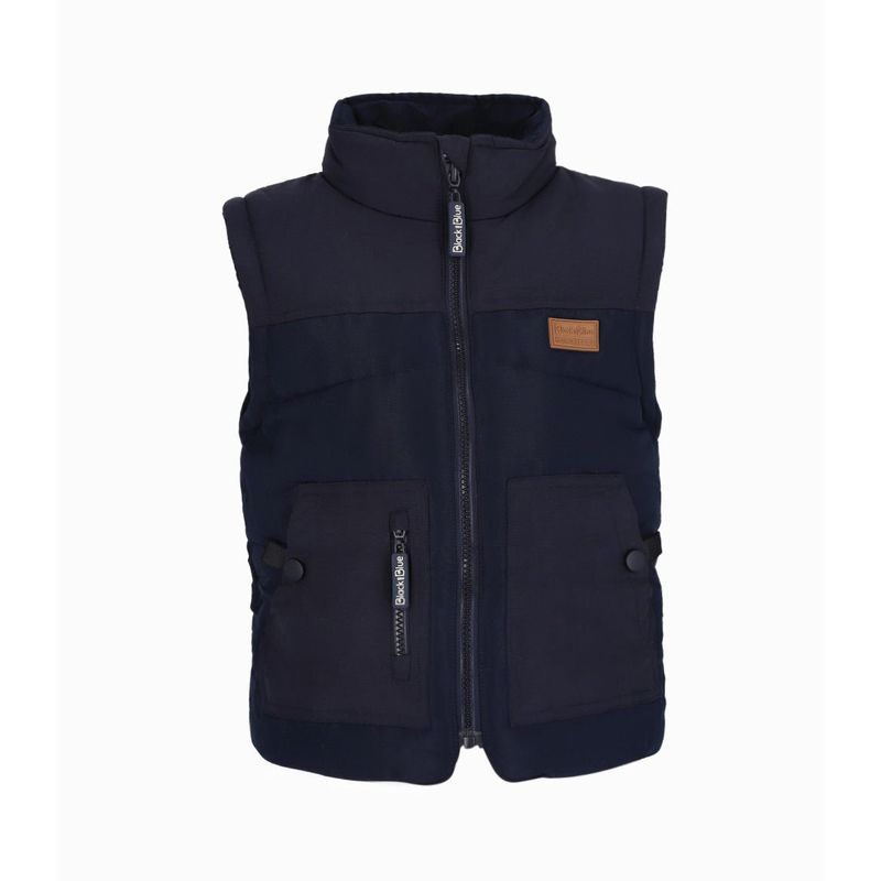 BLACK AND BLUE - Parka niño sin mangas azul marino Black and Blue