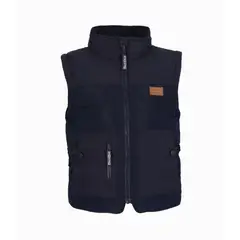 BLACK AND BLUE - Parka niño sin mangas azul marino