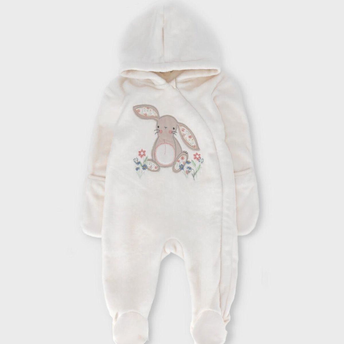 4KIDS - Saquito recién nacida con conejo blanco 4 Kids