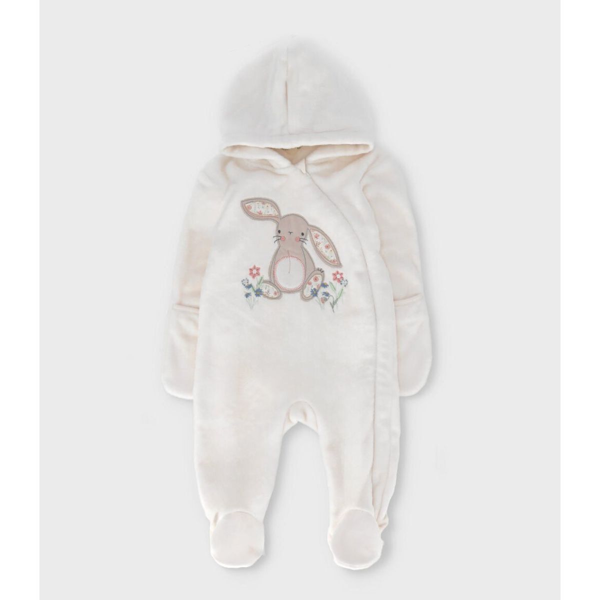 4KIDS - Saquito recién nacida con conejo blanco 4 Kids